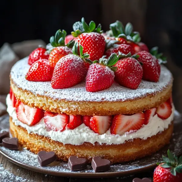 Erdbeertorte mit Joghurtcreme