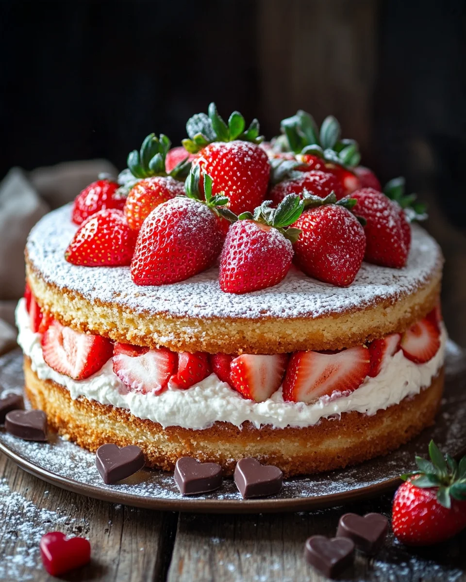 Erdbeertorte mit Joghurtcreme