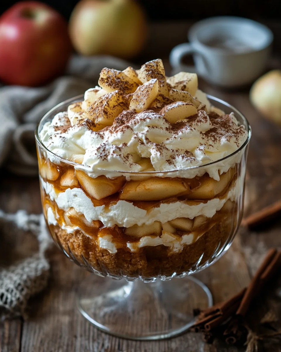 Fruchtiger Apfel Tiramisu ohne Ei - gelingsicheres und einfaches Rezept 22 Fruchtiger