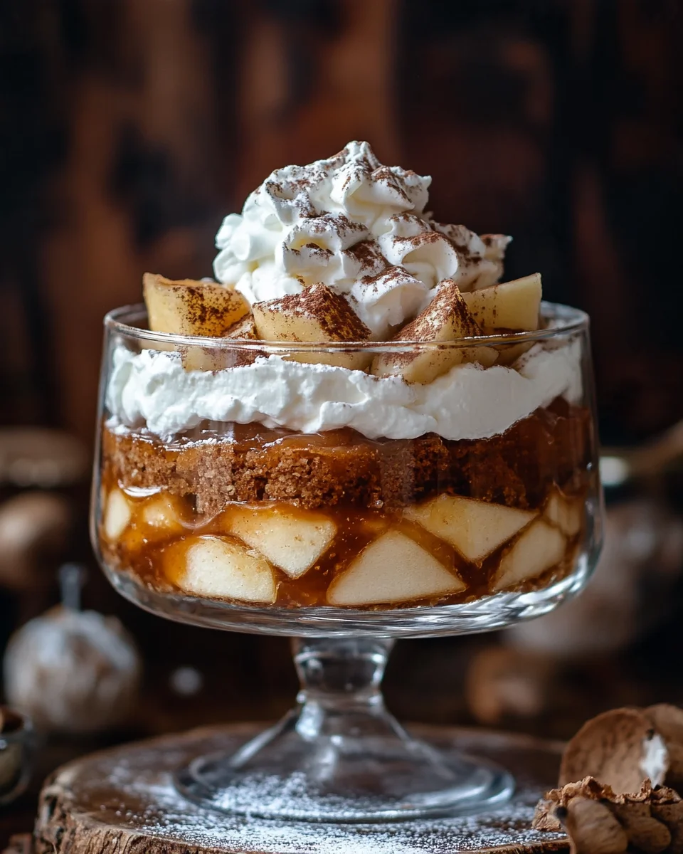 Fruchtiger Apfel Tiramisu ohne Ei - gelingsicheres und einfaches Rezept