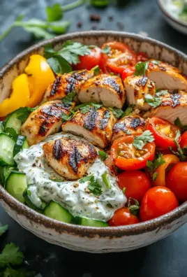 Griechische Hähnchen-Tzatziki-Bowl 29 Griechische Hähnchen-Tzatziki-Bowl