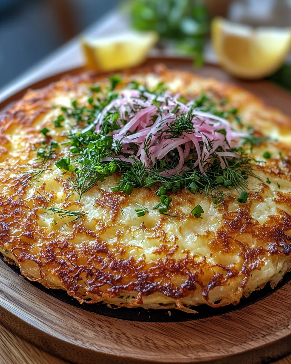 Großer Rösti mit Frischkäse und Lachs 19 Großer