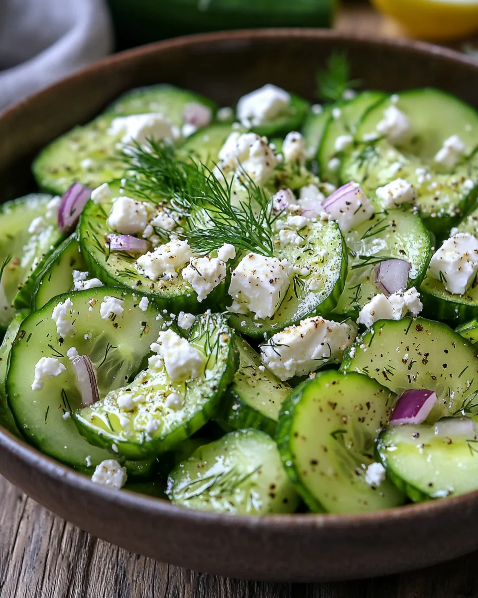 Gurken-Avocado-Salat mit Feta 16 Gurken-Avocado-Salat