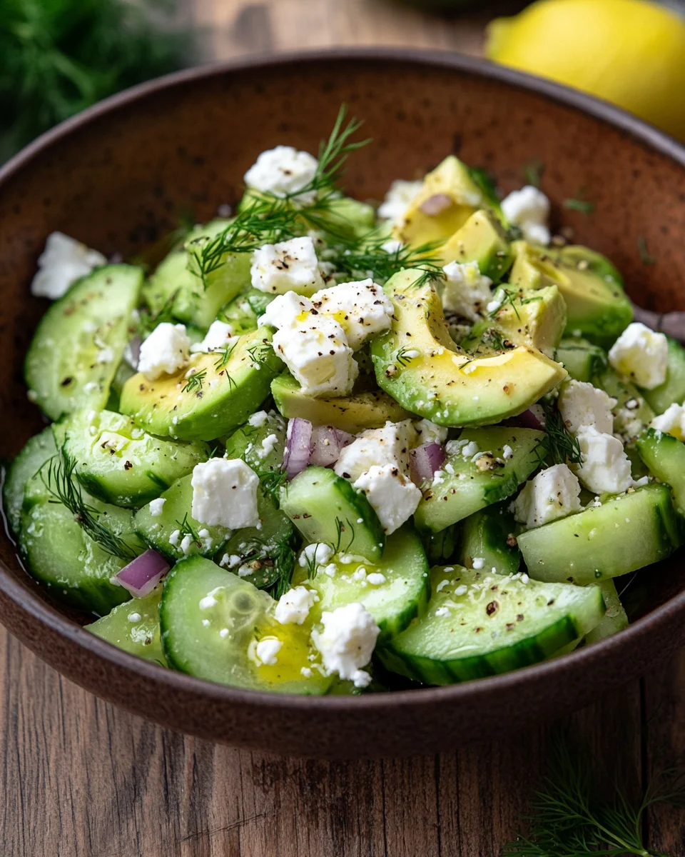 Gurken-Avocado-Salat mit Feta 18 Gurken-Avocado-Salat mit Feta