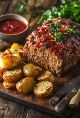 Herzhafter Hackbraten mit Ofenkartoffeln 23 Herzhafter Hackbraten mit Ofenkartoffeln