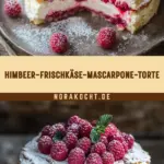 Himbeer-Frischkäse-Mascarpone-Torte 16 Pinterest Hidden Image