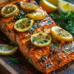 K&ouml;stliches und super saftiges Lachsfilet aus dem Ofen