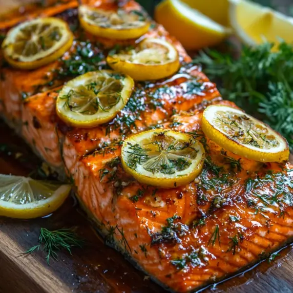 Köstliches und super saftiges Lachsfilet aus dem Ofen