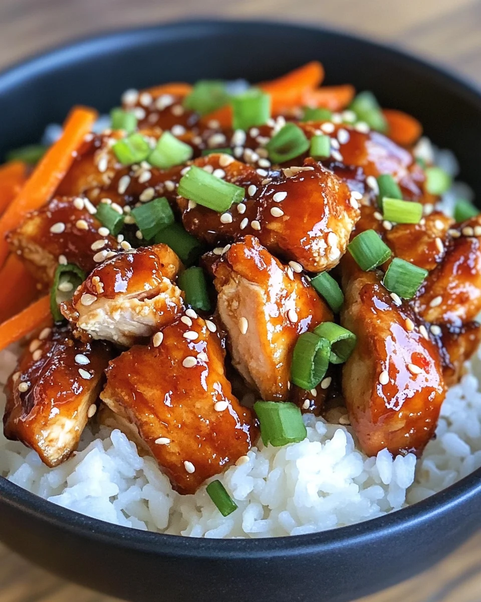 Koreanischer Reis Hähnchen Bowl 19 Koreanischer