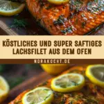 Köstliches und super saftiges Lachsfilet aus dem Ofen 19 Pinterest Hidden Image