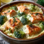 Lachs-Brokkoli-Gratin