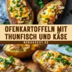 Ofenkartoffeln mit Thunfisch und Käse 19 Pinterest Hidden Image
