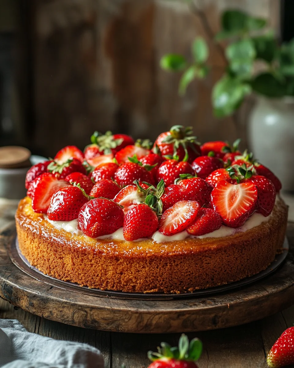 Omas Erdbeerkuchen mit Pudding 23 Omas