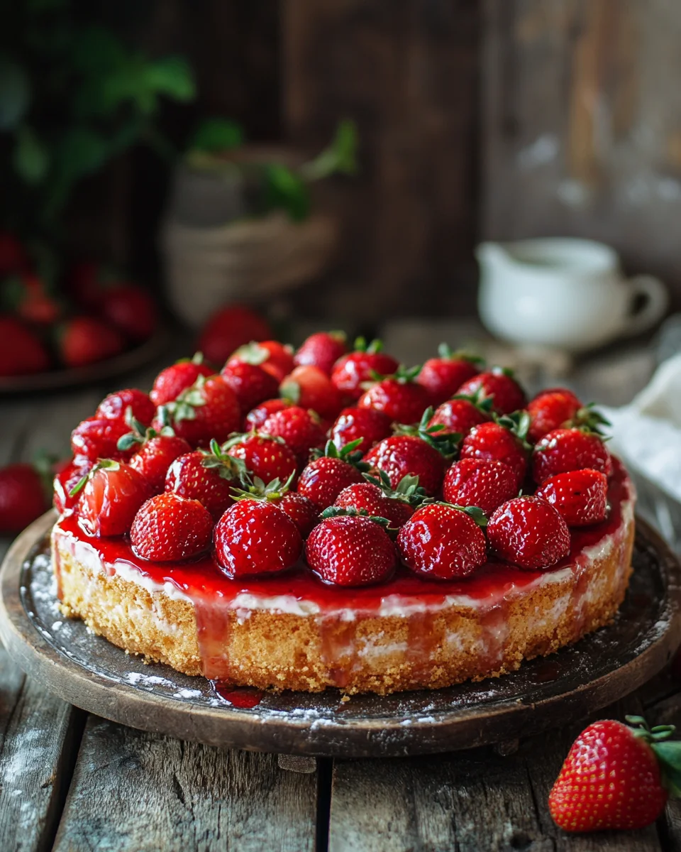 Homepage 10 Omas Erdbeerkuchen mit Pudding