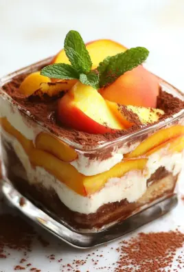Pfirsich Tiramisu 25 Pfirsich Tiramisu