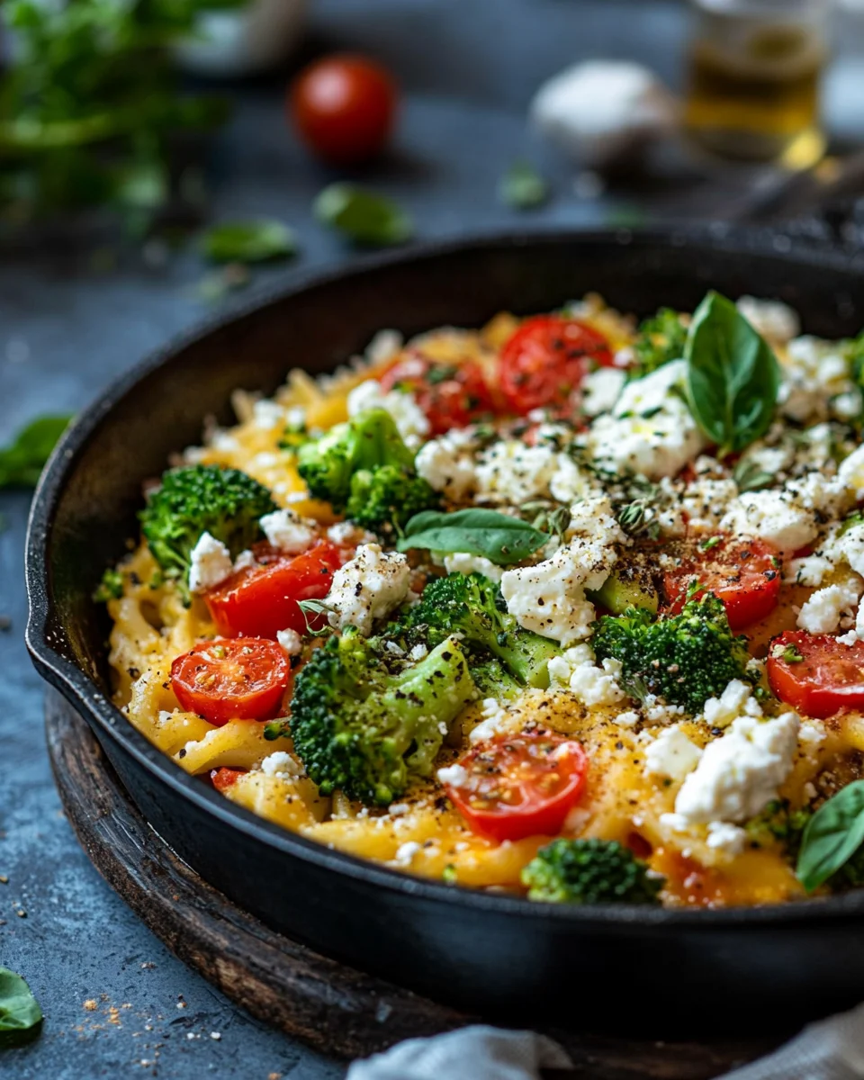Schupfnudelpfanne mit Brokkoli, Feta und Tomaten 20 Schupfnudelpfanne