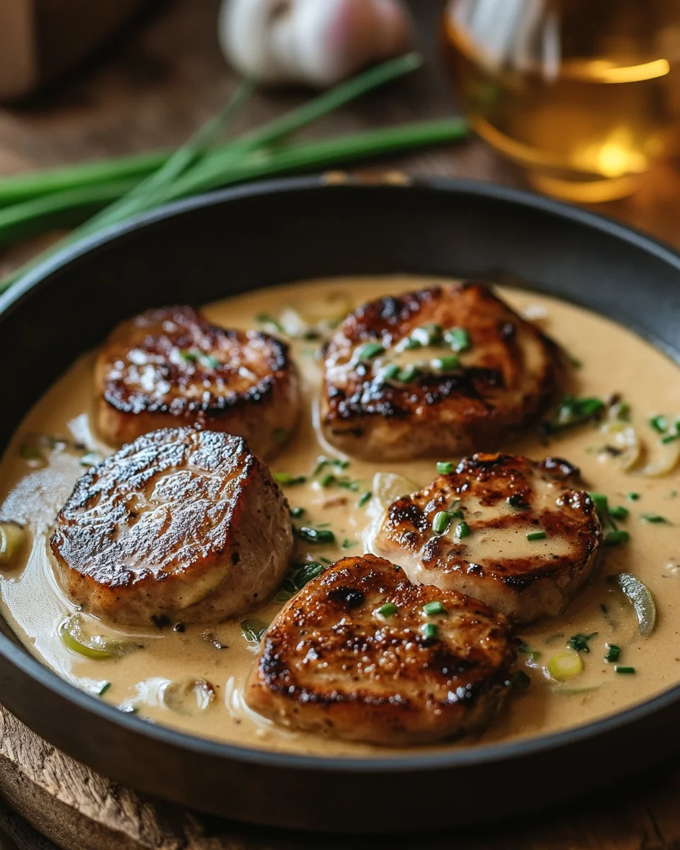 Homepage 6 Schweinefilet in cremiger Sahnesauce Rezept