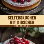 Selterskuchen mit Kirschen 17 Pinterest Hidden Image