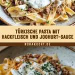 Türkische Pasta mit Hackfleisch und Joghurt-Sauce 18 Pinterest Hidden Image