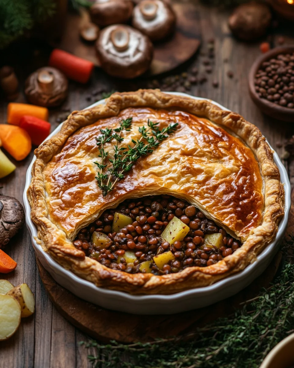 Wirsing-Pie mit Pilz-Linsen-Kartoffelfüllung 23 Wirsing-Pie mit Pilz-Linsen-Kartoffelfüllung