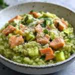 Zucchini-Lachs-Risotto